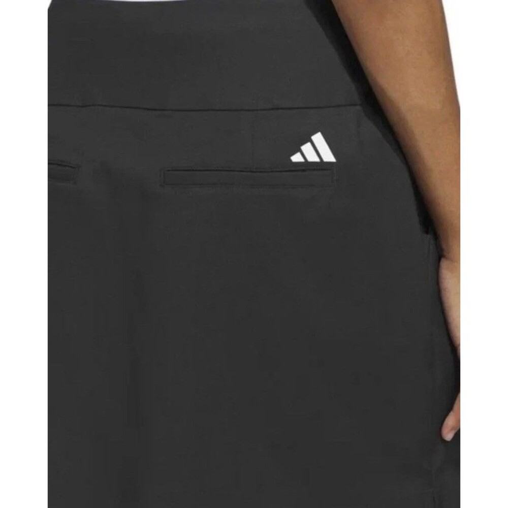 adidas Women’s 2XL Black Golf Tennis Skort Pull On Stretch Pockets NWT - Picture 3 of 5